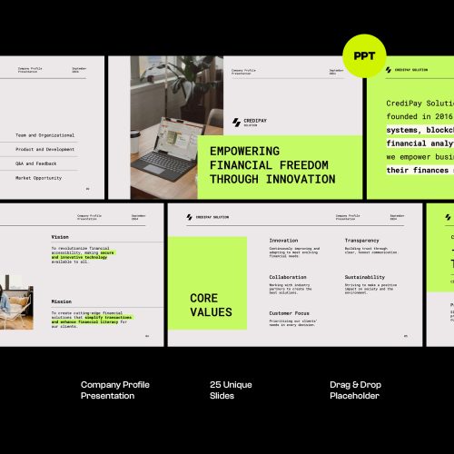 Company Profile Deck Presentation